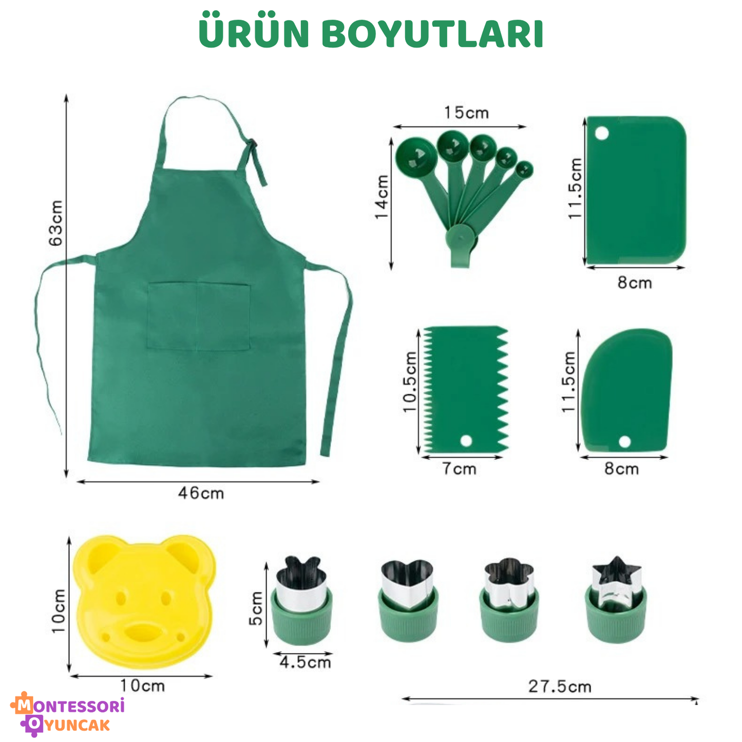 Montessori Ahşap Mutfak Seti