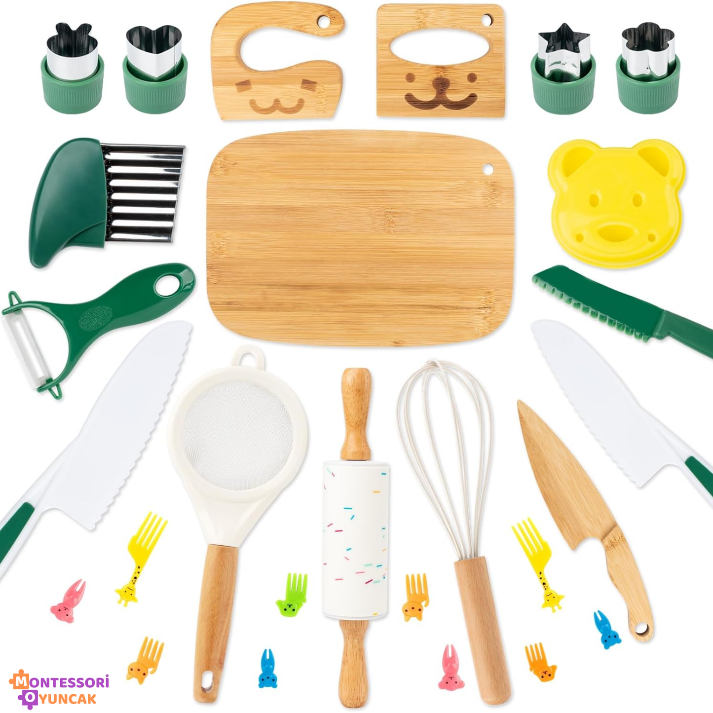 Montessori Ahşap Mutfak Seti