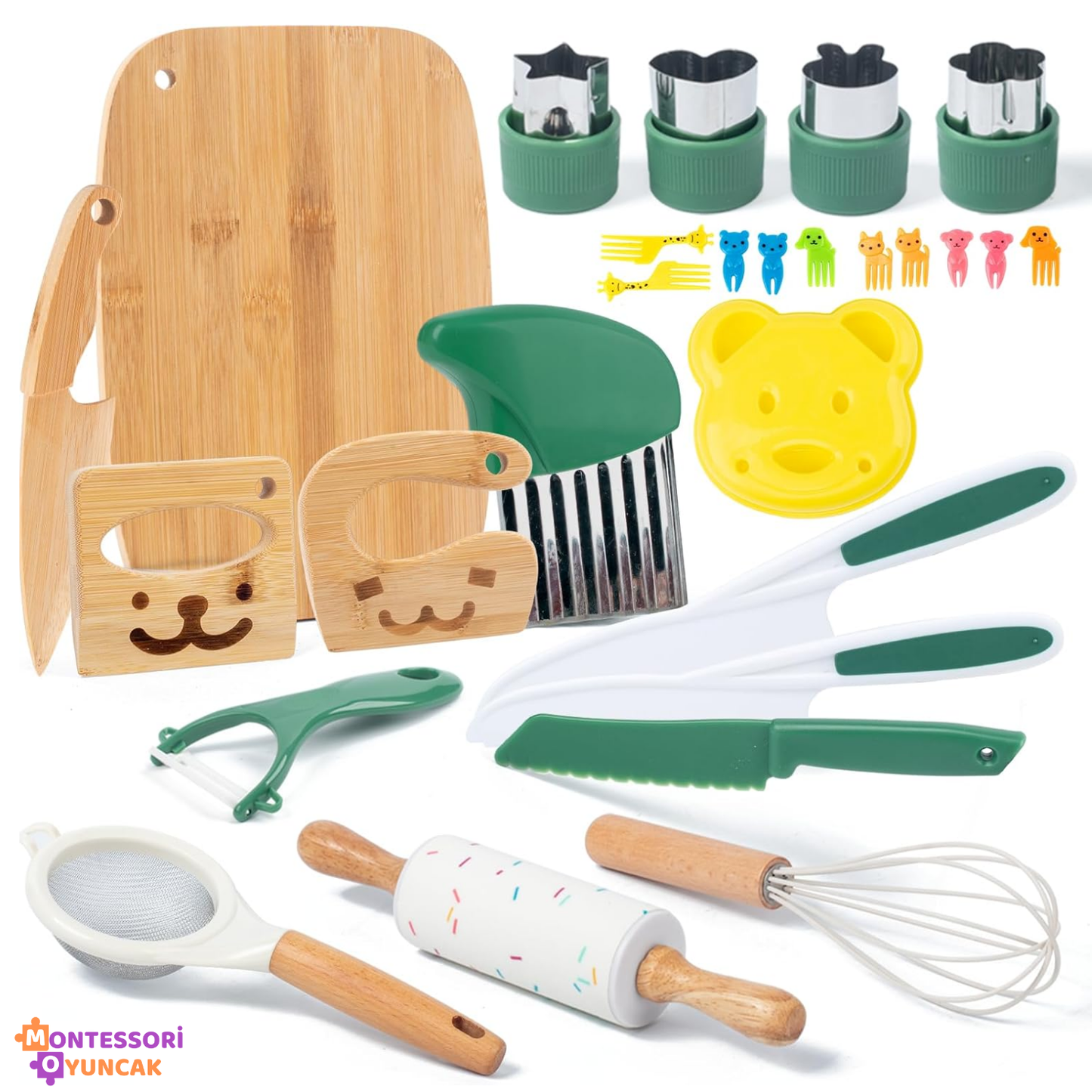 Montessori Ahşap Mutfak Seti