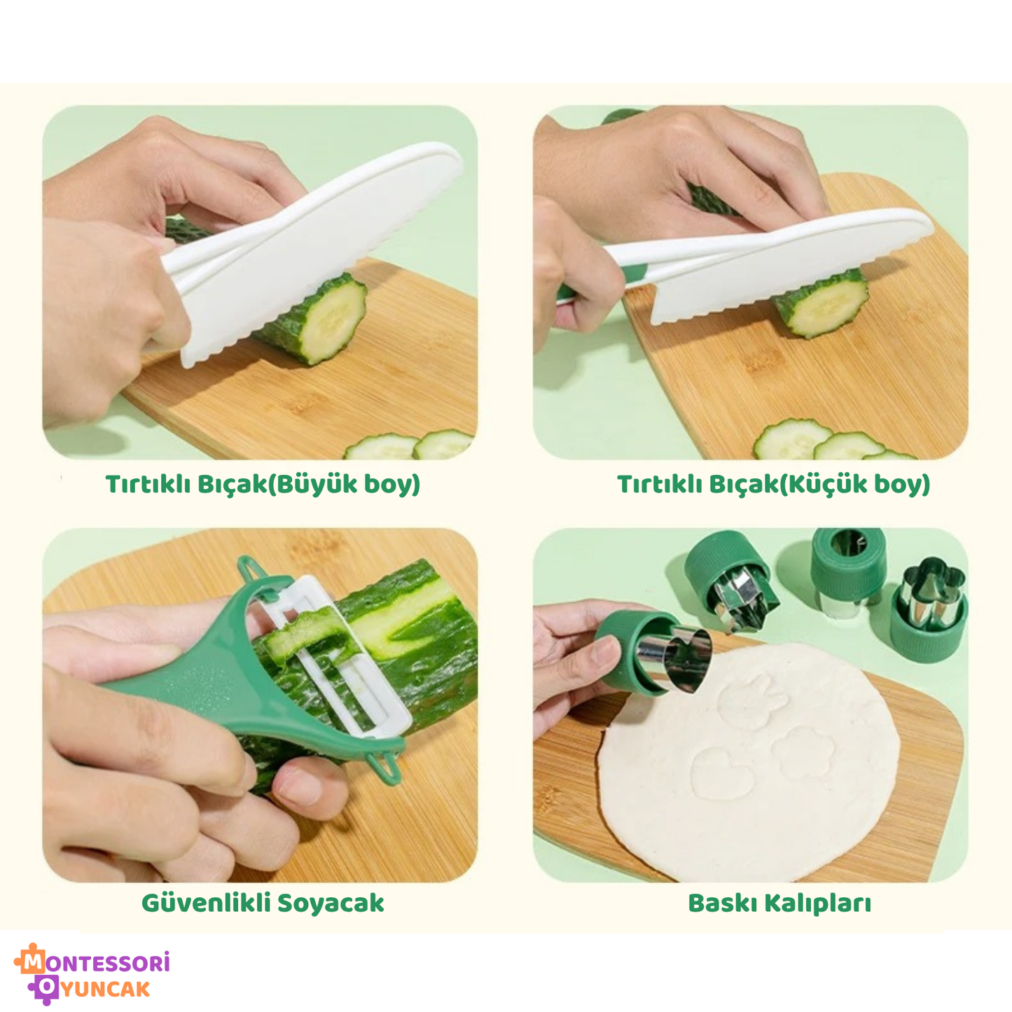 Montessori Ahşap Mutfak Seti